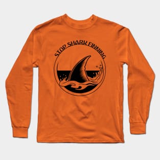 stop shark fining Long Sleeve T-Shirt